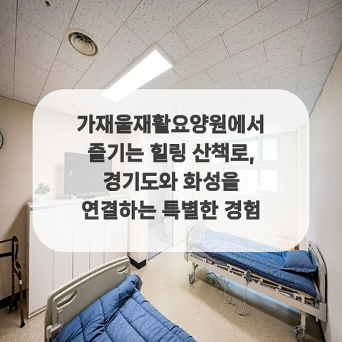 가재울재활요양원에서 즐기는 힐링 산책로, 경기도와 화성을 연결하는 특별한 경험