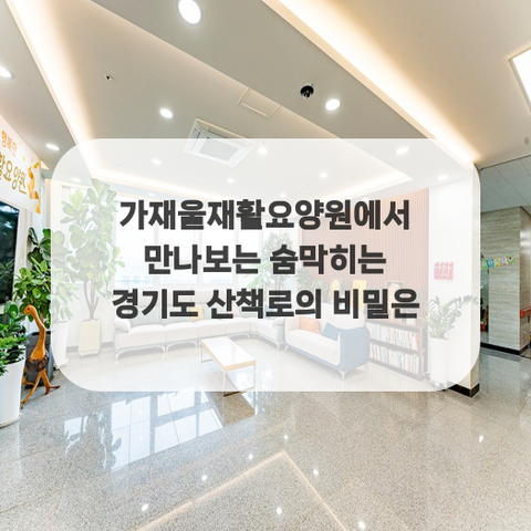 가재울재활요양원에서 만나보는 숨막히는 경기도 산책로의 비밀은